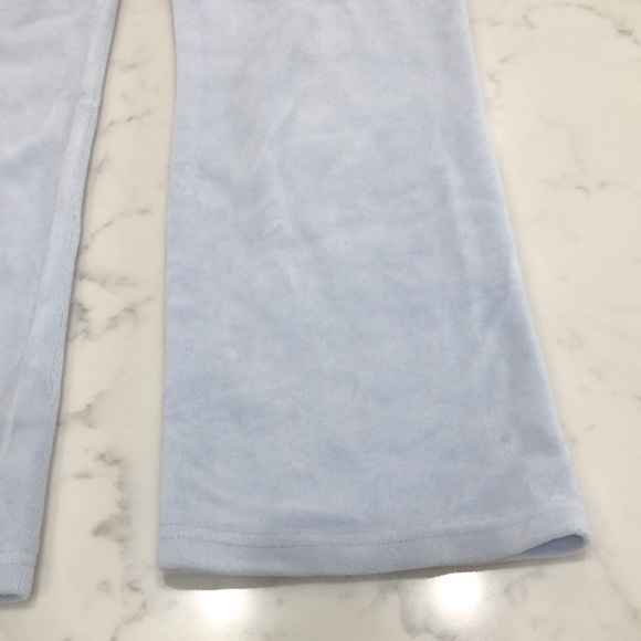 Girls Size 6/7 Juicy Black Label Velour Sweatpants - Picture 4 of 8